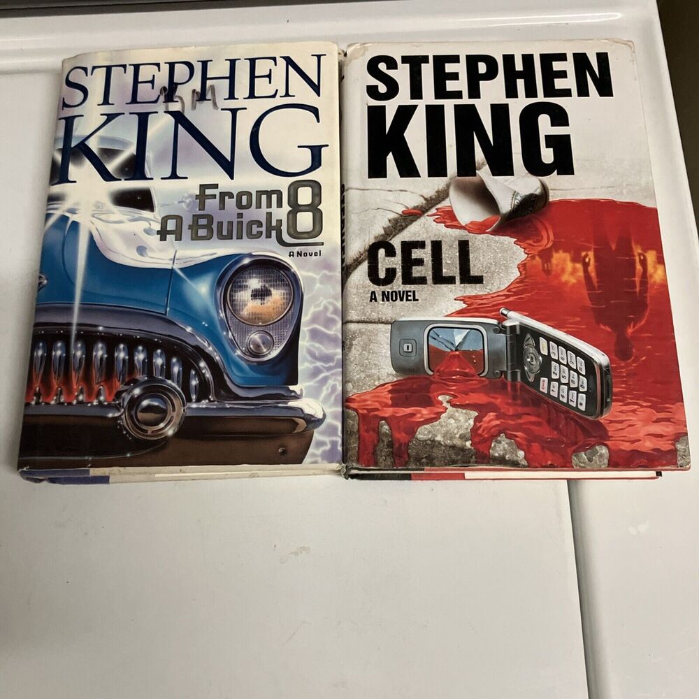 Stephen King Lot of (2) From a Buick 8, Cell - Hardcover Books - Acceptable‎